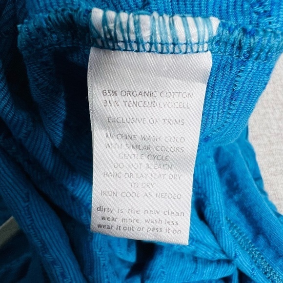 Toad & Co Blue Wave Textured Tank Dress - Picture 5 of 6